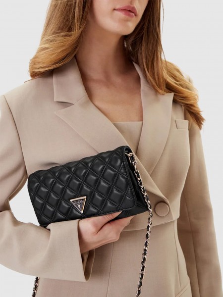 Bolsos de Hombro Mujer Negro Guess