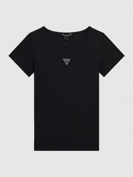 Camiseta Ni�a Negro Guess