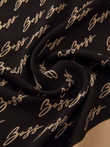 Scarves Woman Black Boss Orange