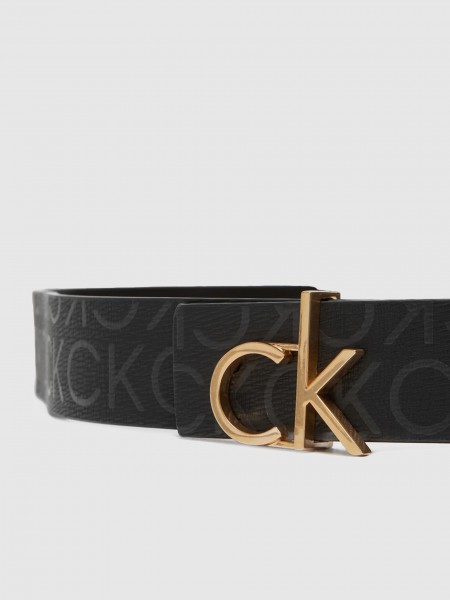 Cinturon Mujer Negro Calvin Klein Cinturon Mujer Negro Calvin Klein
