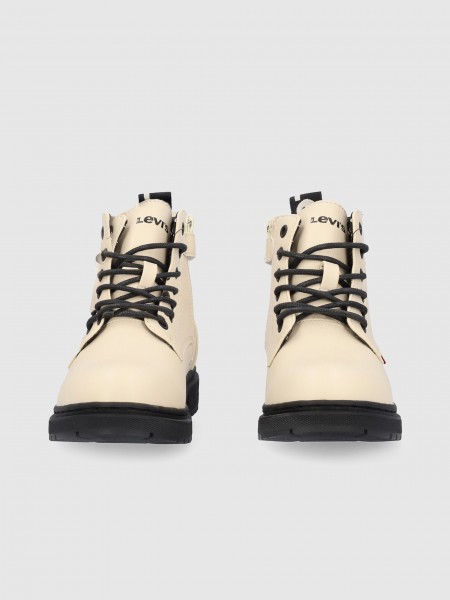 Botas Niña Blanco Levis Botas Niña Blanco Levis