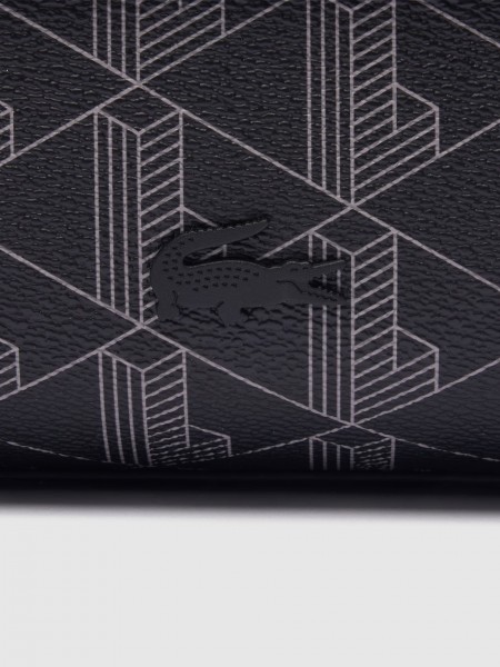 Bolsos / Carteras Hombre Negro Lacoste