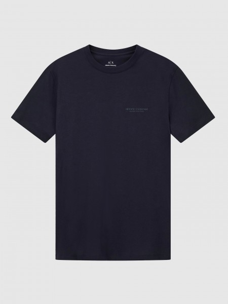 T-Shirt Man Navy Blue Armani Exchange