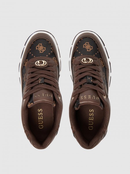 Sneakers Woman Brown Guess