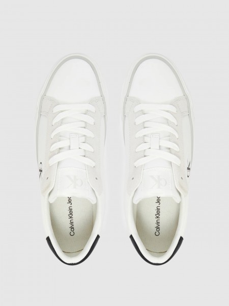 Tenis Mujer Blanco Calvin Klein Tenis Mujer Blanco Calvin Klein