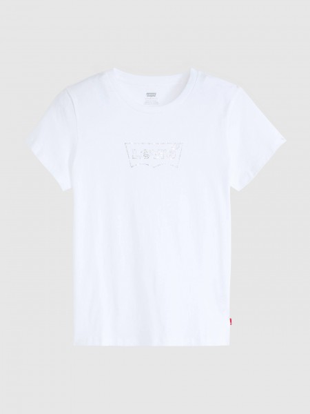 Camiseta Mujer Blanco Levis