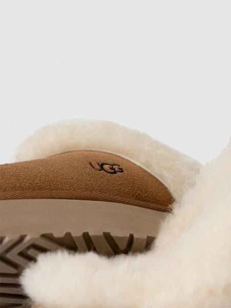 Chanclas Mujer Camello Ugg