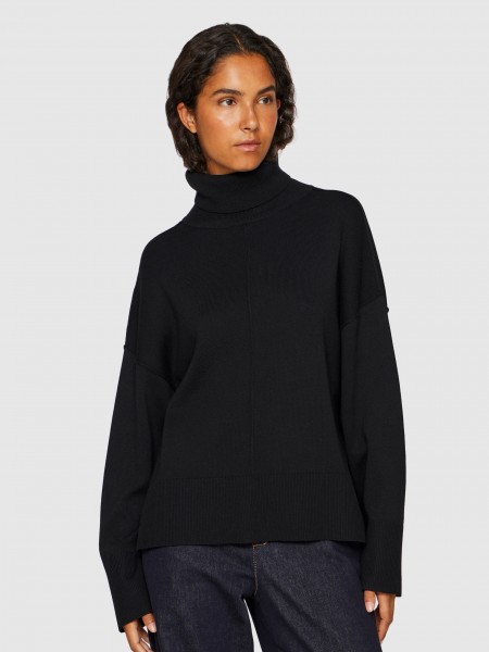 Pullover Woman Black Vila