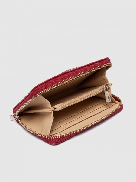 Monedero Mujer Rojo Guess Monedero Mujer Rojo Guess