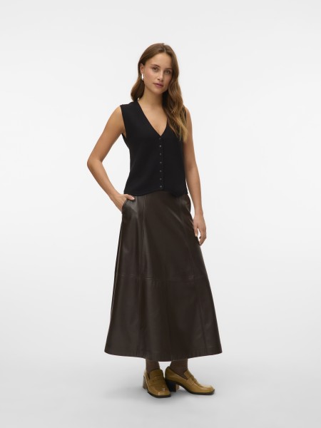 Skirt Woman Brown Vero Moda
