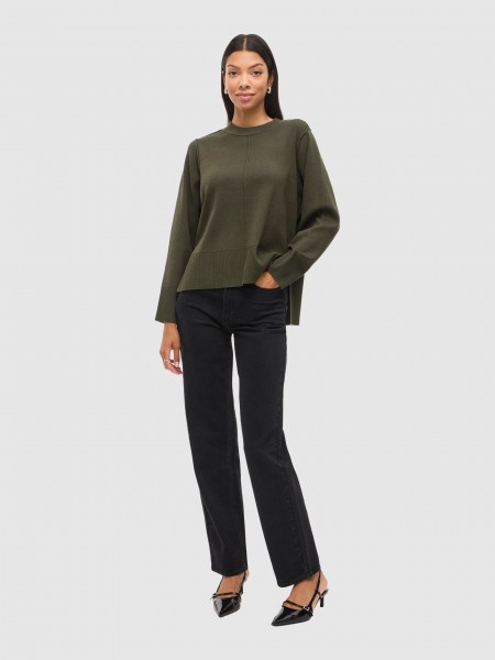Pullover Woman Green Vila