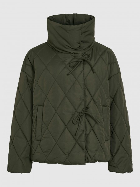 Chaqueta Mujer Verde Vila Chaqueta Mujer Verde Vila