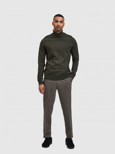 Knitwear Man Green Selected