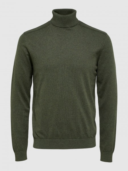 Knitwear Man Green Selected