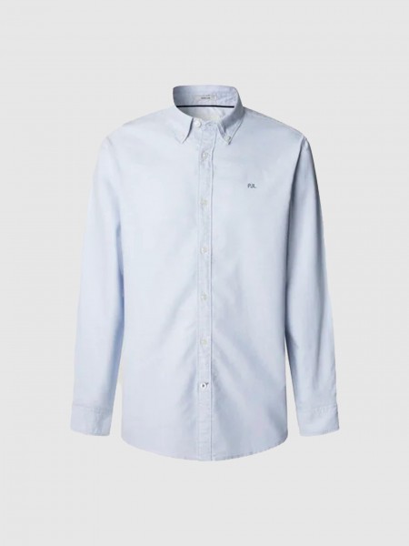 Shirt Man Blue Pepe Jeans London