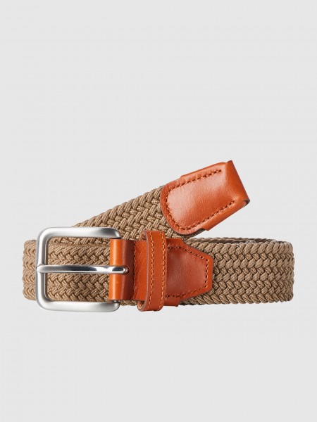Cinturon Hombre Camello Jack & Jones