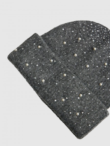 Beanie Woman Grey Vila