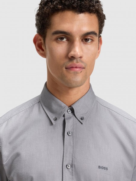 Camisas Homem Boss Orange