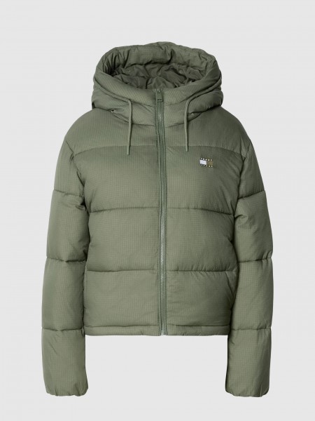 Jacket Woman Green Tommy Jeans