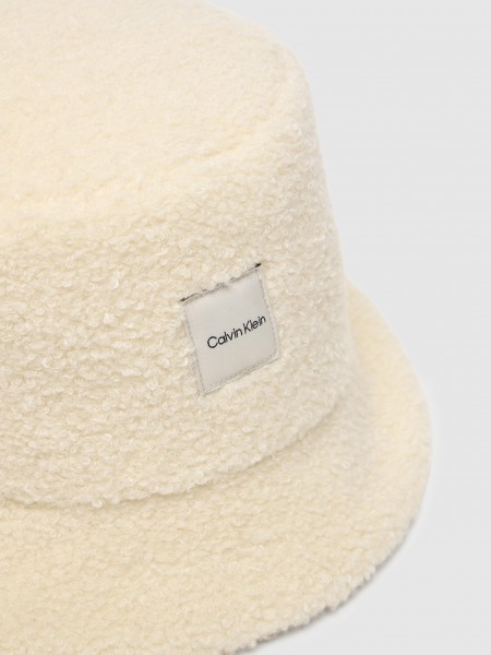 Hats Woman Cream Calvin Klein