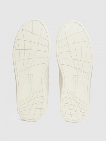 Tenis Mujer Crema Tommy Jeans