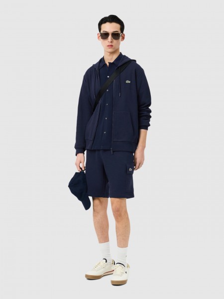 Shorts Man Navy Blue Lacoste