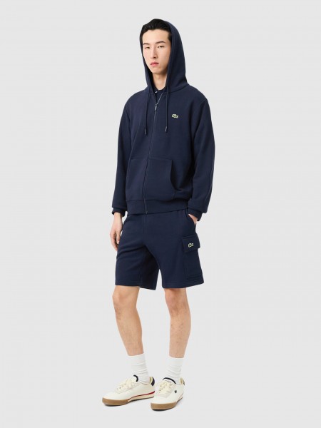 Shorts Man Navy Blue Lacoste