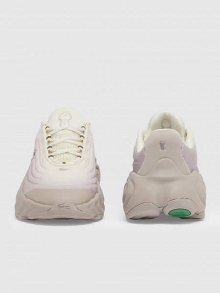 Tenis Mujer Crema Lacoste