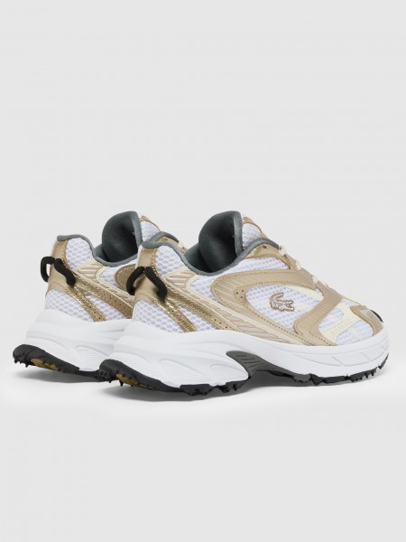 Sapatilha Lacoste Mulher Womens L003 Neo Shot Sneakers Liquid Gold Pack