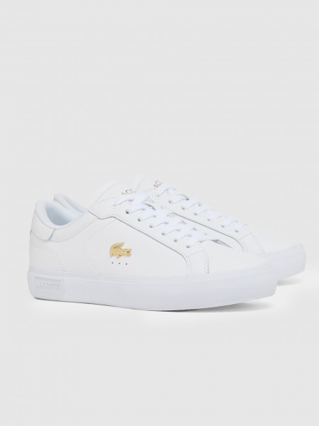 Sapatilha Lacoste Mulher Womens Powercourt Sneakers Stealth Pack