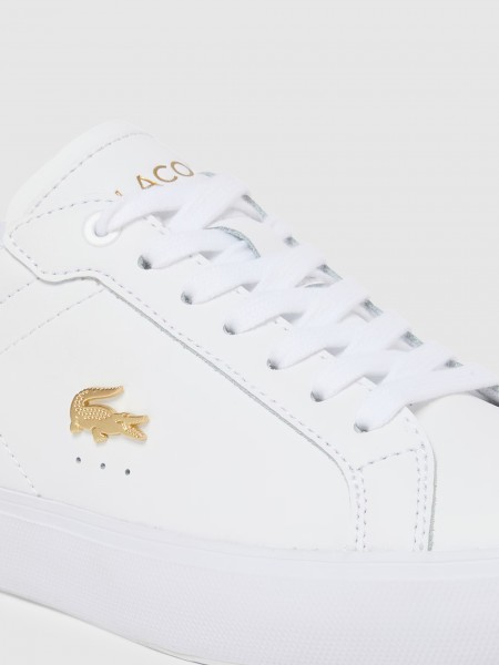 Sapatilha Lacoste Mulher Womens Powercourt Sneakers Stealth Pack