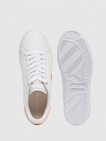 Sapatilha Lacoste Mulher Womens Powercourt Sneakers Blush Pack