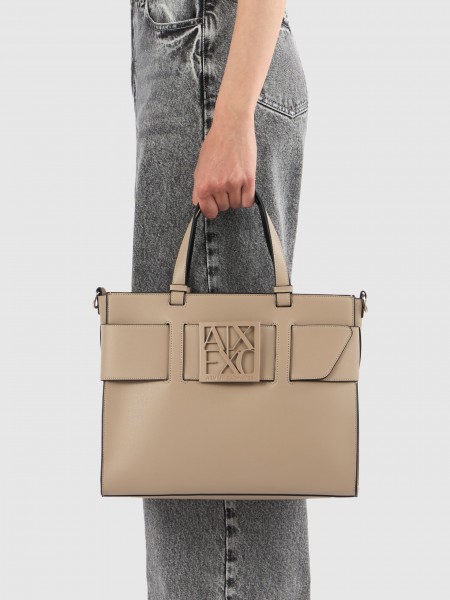 Mala Armani Exchange Mulher Susy Big Tote