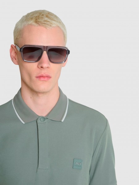 Polo Shirt Man Green Antony Morato