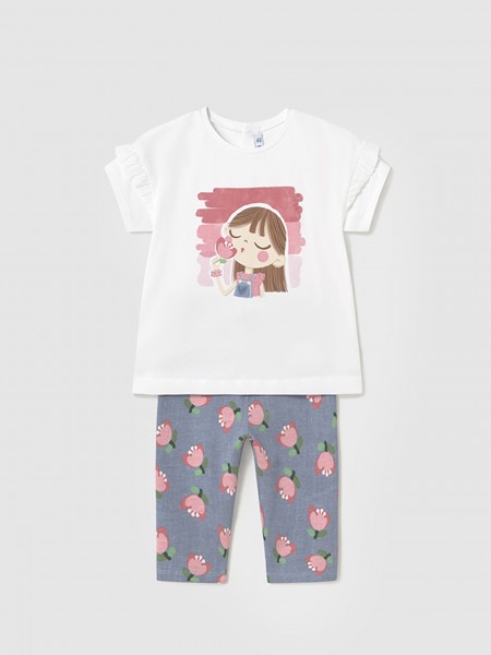 Conjuntos Menina Conj. Leggings Estampadas Mayoral