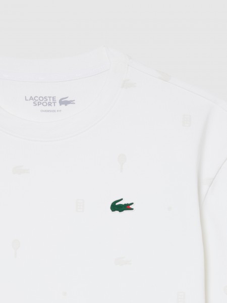 Camiseta Mujer Blanco Lacoste Camiseta Mujer Blanco Lacoste