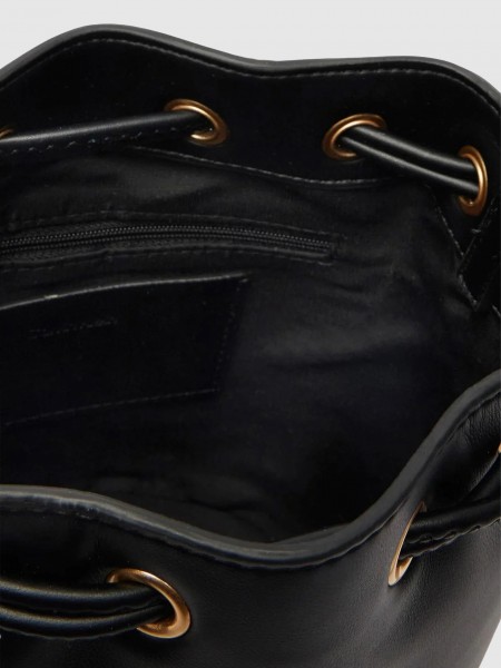 Mala Calvin Klein Mulher Bold Ck Small Bucket Bag