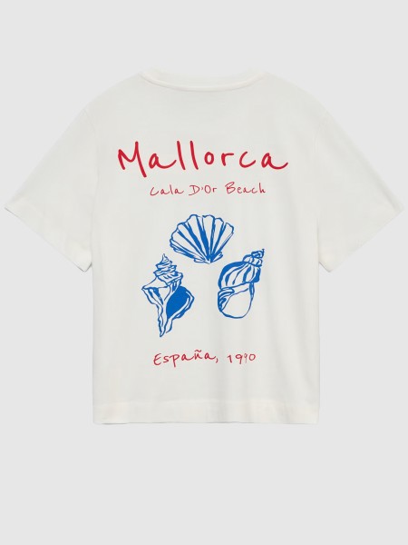 T-Shirt Vero Moda Mulher Vmgina Mette Ss Top Box Jrs