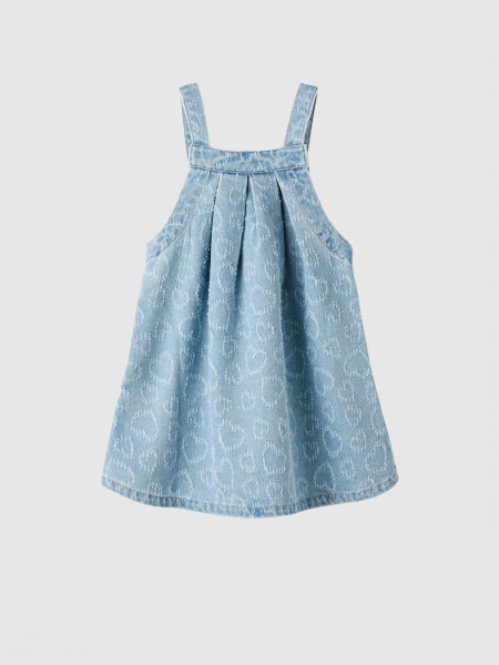 Vestido Name It Menina Nmfhallie Dnm Heart Dress 2015-Ds H
