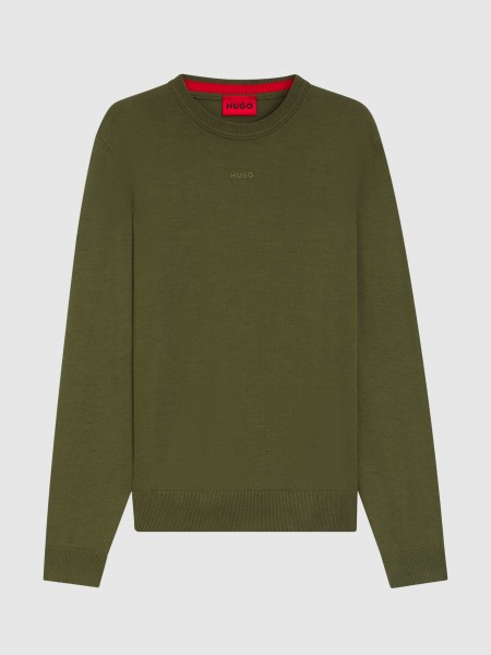 Pullover Man Green Hugo Boss