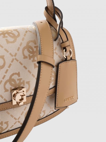 Mala Guess Mulher Audrey Logo Cnvrtbl Xbdy Flap