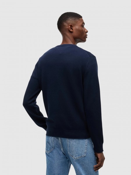 Pullover Man Navy Blue Tommy Jeans