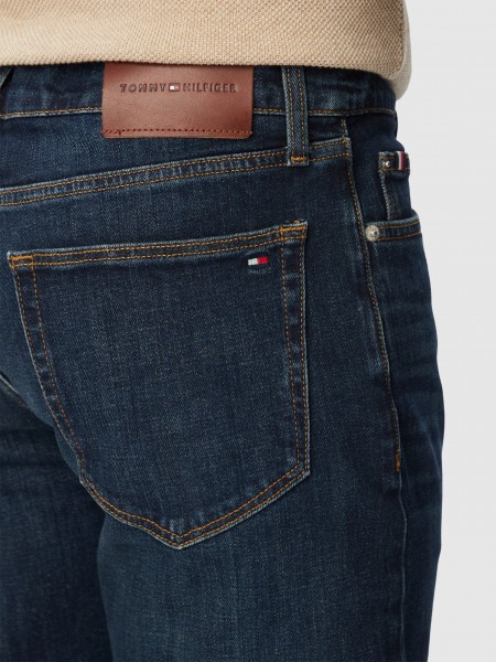 Jeans Hombre Jeans Oscuros Tommy Hilfiger