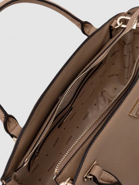 Mala Guess Mulher Gilda 3 Comp Satchel Mala Guess Mulher Gilda 3 Comp Satchel