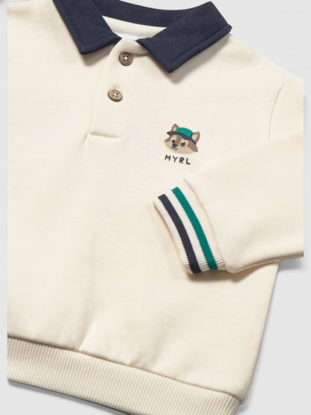 Polo Mayoral Menino Sweat Gola Tipo Polo