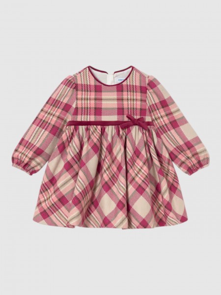 Vestido Mayoral Menina Vestido Tricot Jacquard Vestido Mayoral Menina Vestido Tricot Jacquard