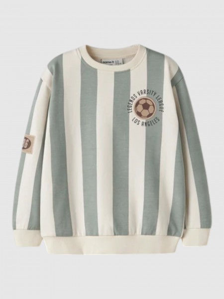 Sweatshirt Name It Menino Nmmlane Ls Nreg Sweat Bru