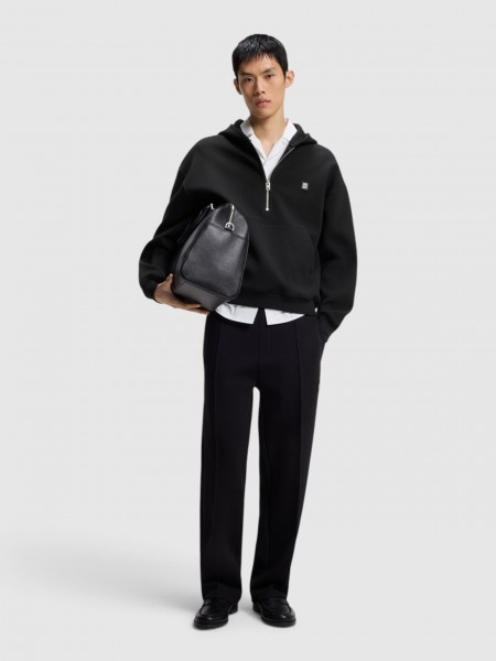 Sweatshirt Man Black Hugo Boss Sweatshirt Man Black Hugo Boss