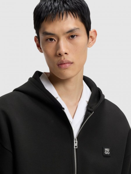 Sweatshirt Man Black Hugo Boss Sweatshirt Man Black Hugo Boss
