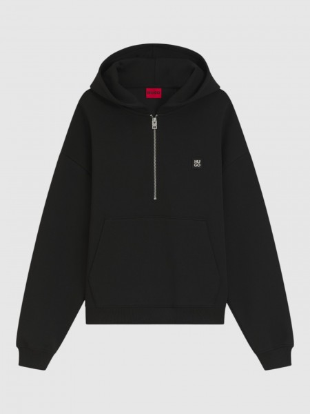 Sweatshirt Man Black Hugo Boss Sweatshirt Man Black Hugo Boss